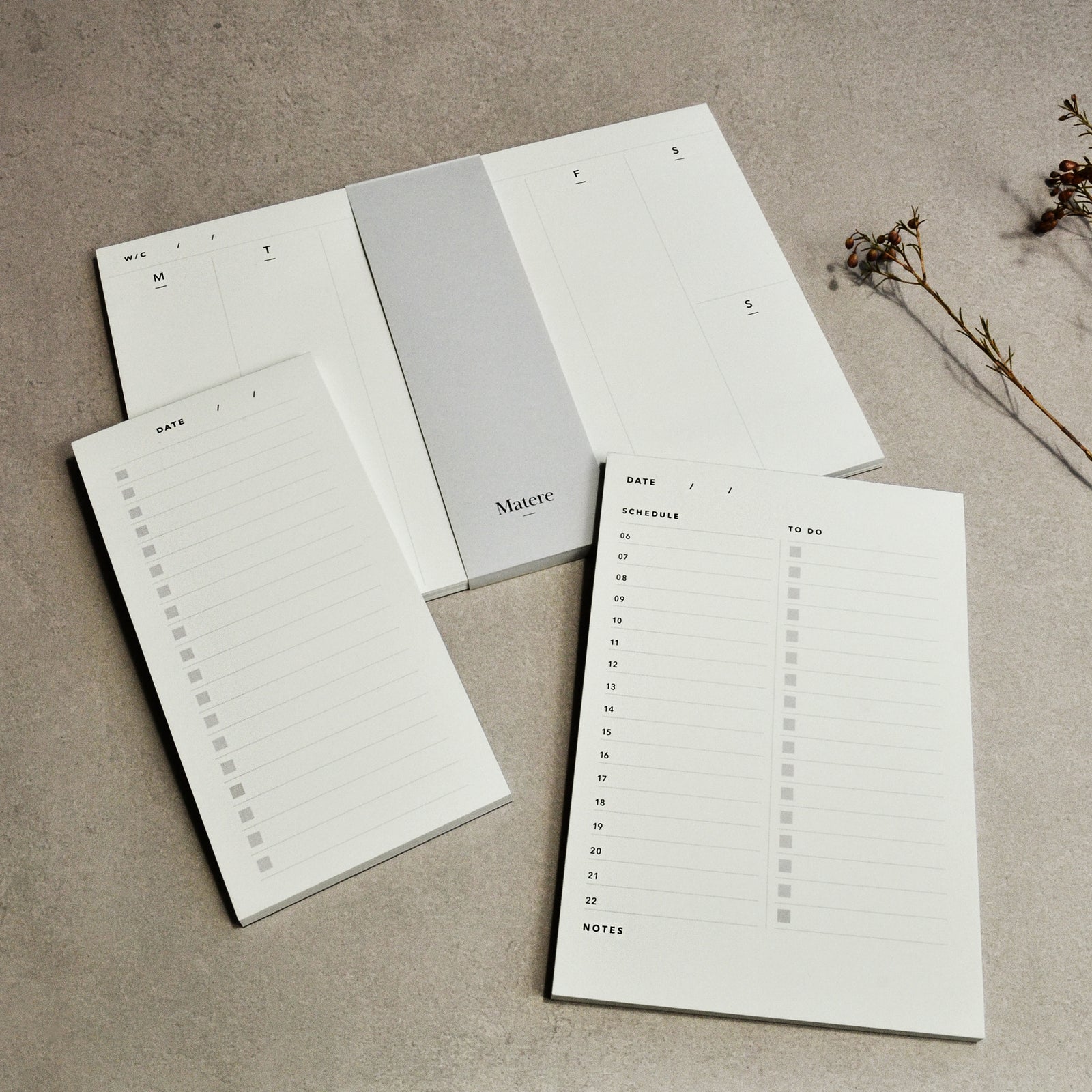 Planner pads