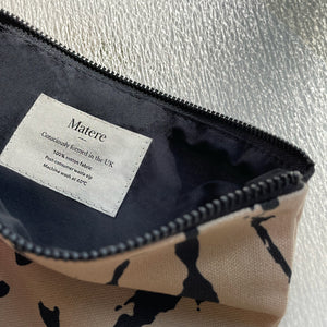 Organic Cotton Zip Case - Tide Print