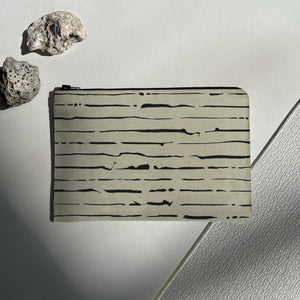 Organic Cotton Zip Case - Tide Print