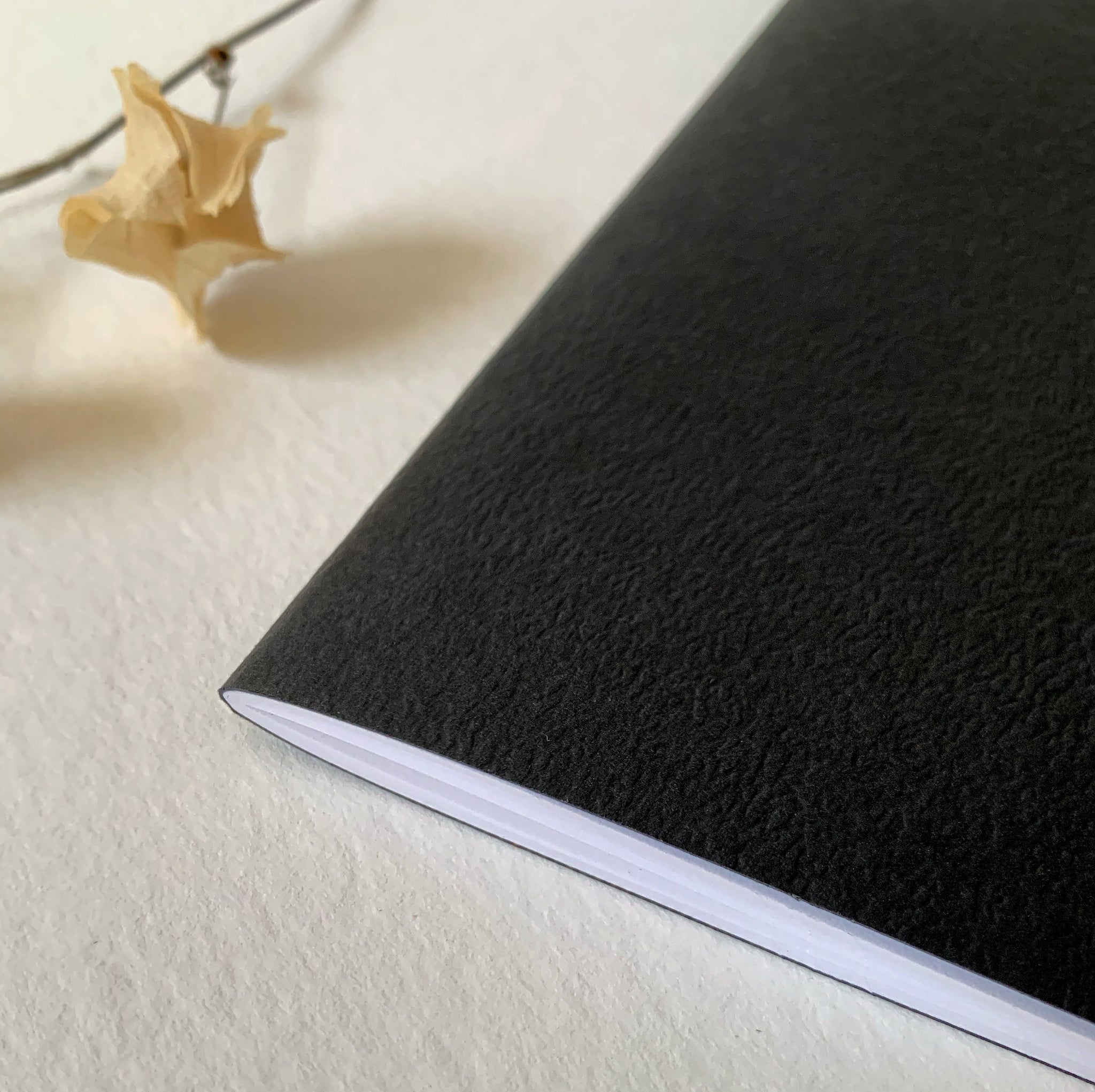 A5 Slimline Embossed Notepad - Charcoal - Matere Studio