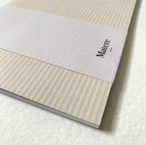 A5 Slimline Embossed Notepad - Chalk