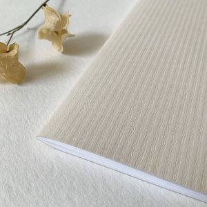 A5 Slimline Embossed Notepad - Chalk