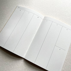 A5 Layflat Undated Planner Book - Fawn Speckle