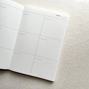 A5 Layflat Undated Planner Book - Fawn Speckle