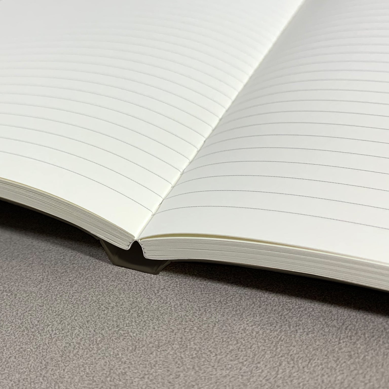 Khaki softcover layflat notebook