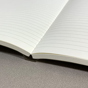 Khaki softcover layflat notebook