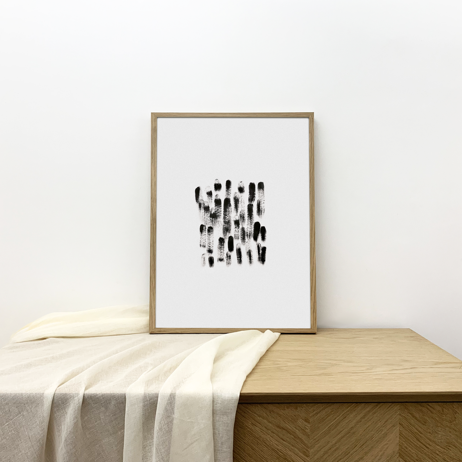 Brushes 01 wall print