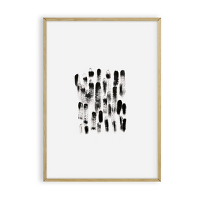 Brushes 01 wall print