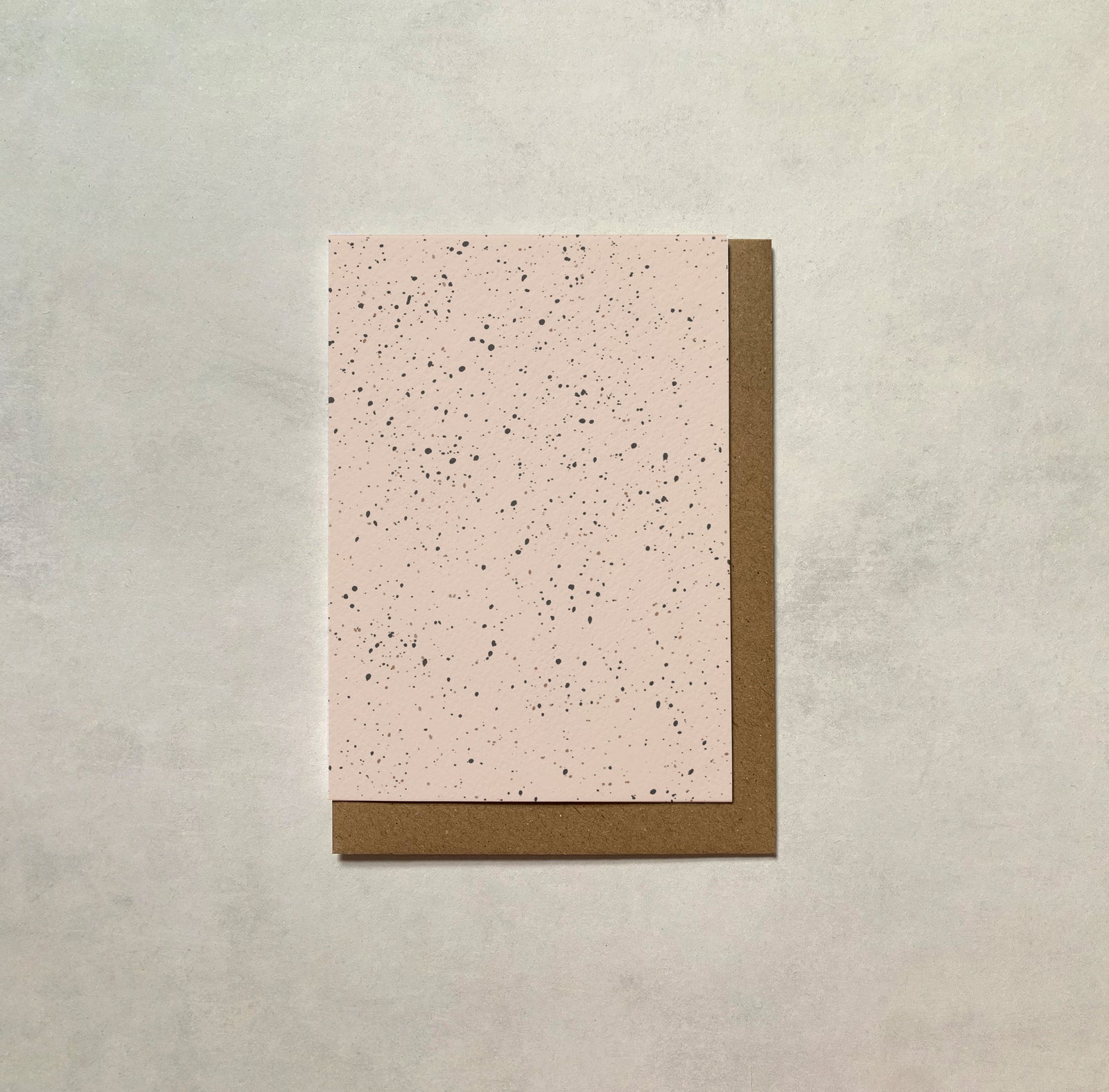 Speckle Print Card
