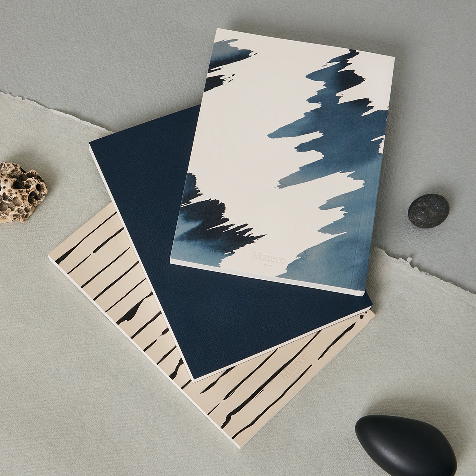 A5 Layflat Softcover Notebook (Set of Three)
