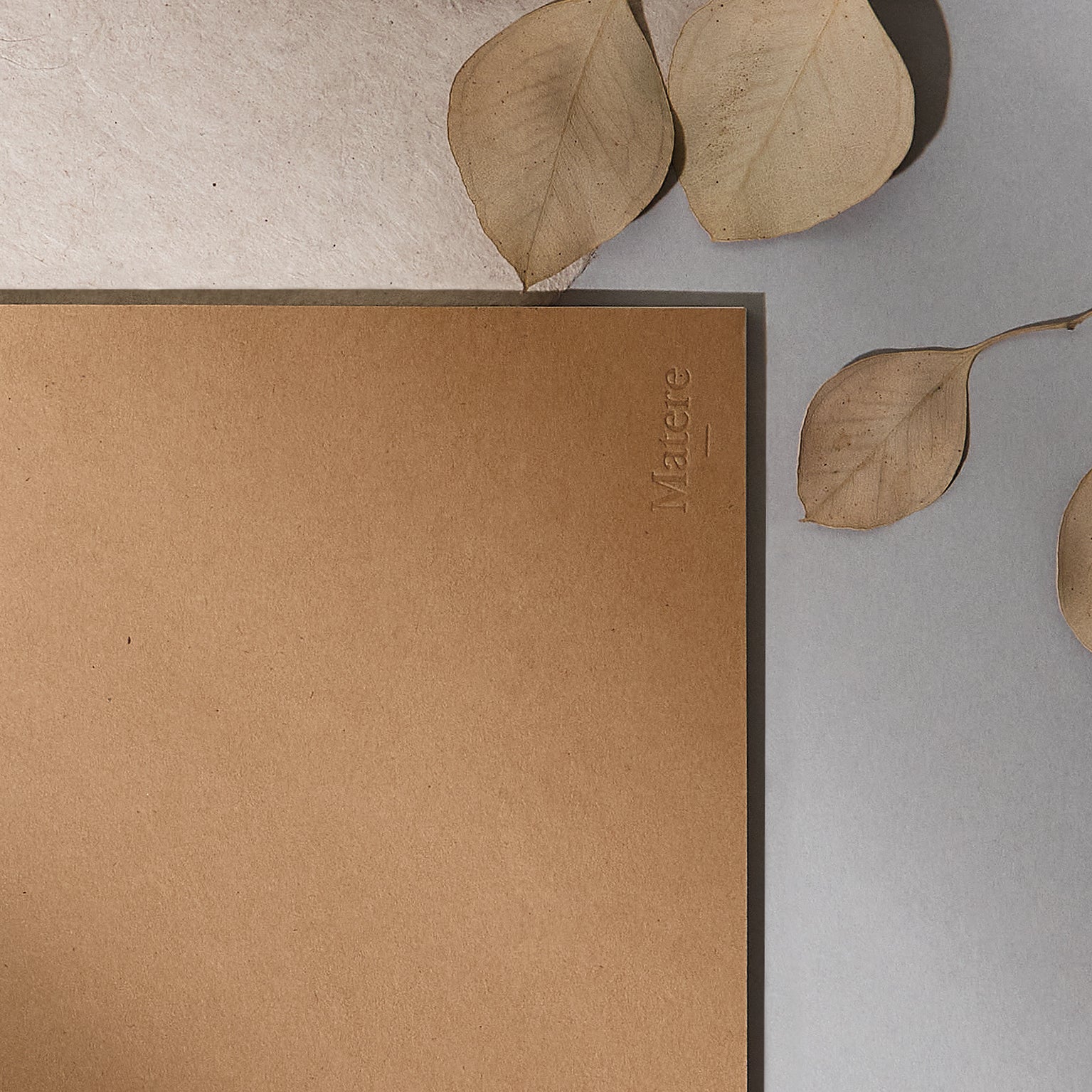 A5 Recycled Cover Notepad - Biscuit