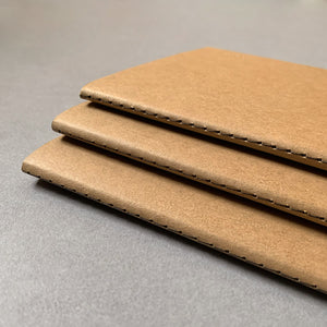 A5 Recycled Cover Notepad - Biscuit