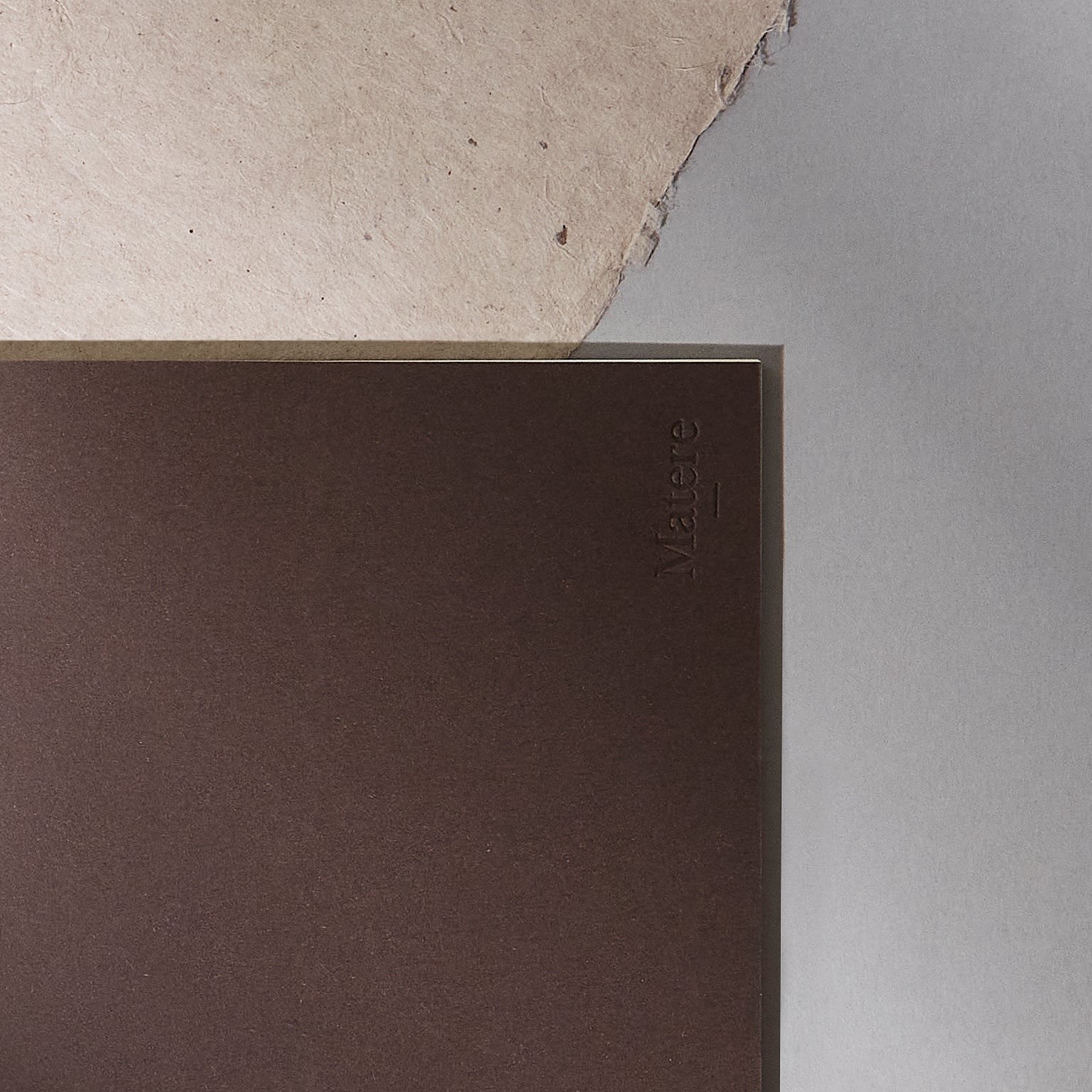 A5 Recycled Cover Notepad - Espresso