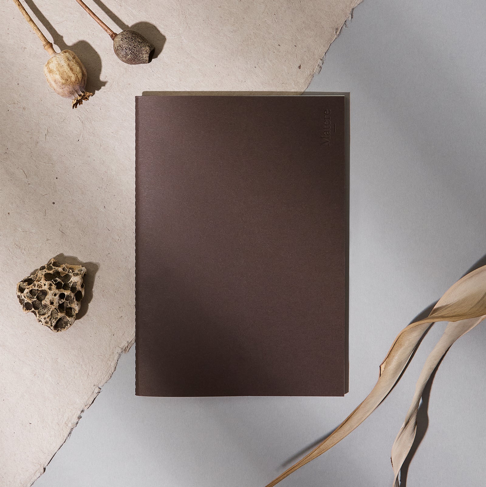 A5 Recycled Cover Notepad - Espresso
