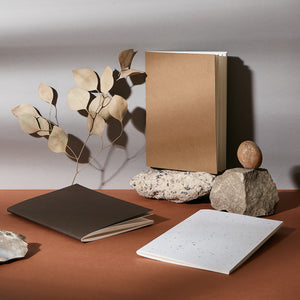 A5 Recycled Cover Notepad - Espresso