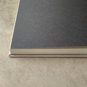 A5 Layflat hardcover notebook - Linen Recycled Ocean Plastics