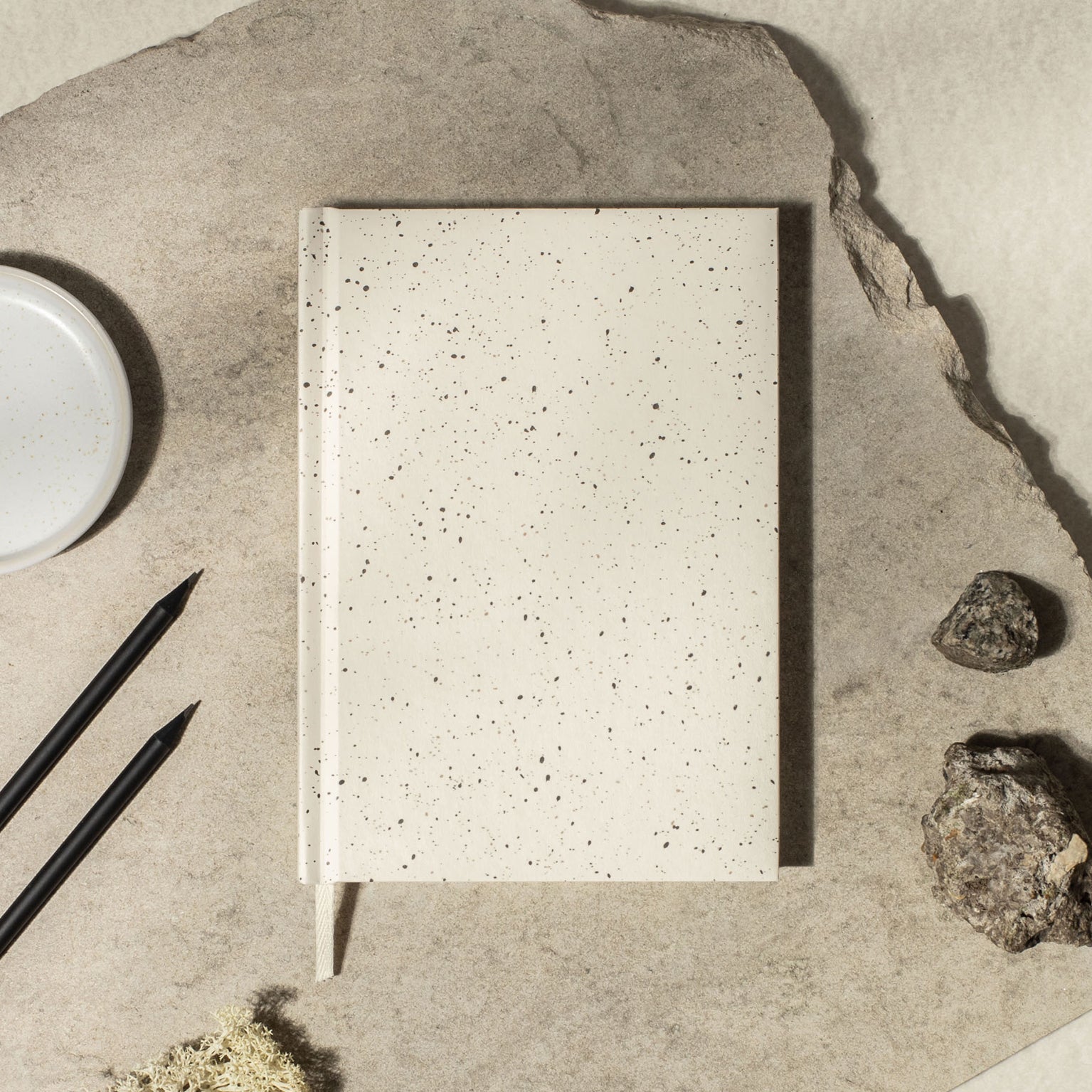 Speckle hardcover layflat notebook