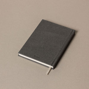 Recycled leather layflat notebook