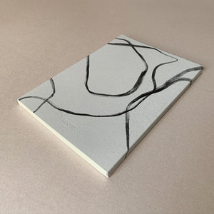A5 Layflat Softcover Notebook - Calla Print