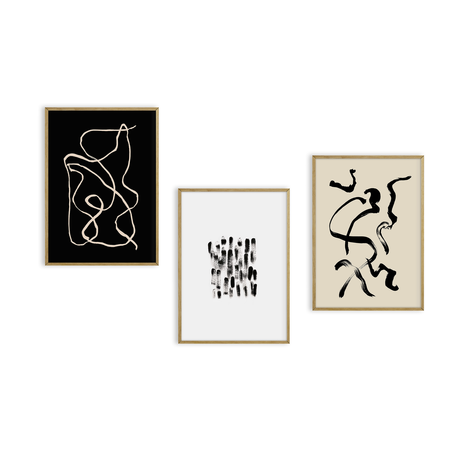 Three print gallery set