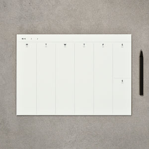 Weekly planner